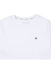 Moon Logo Embroidered Short Sleeve TShirt T129M JERCO002101 - MARINE SERRE - BALAAN 3