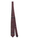 All Over Logo Silk Jacquard Tie Burgundy - VIVIENNE WESTWOOD - BALAAN 2