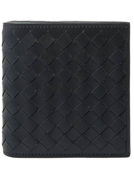 Intrecciato Small Folder Half Wallet Black - BOTTEGA VENETA - BALAAN 2