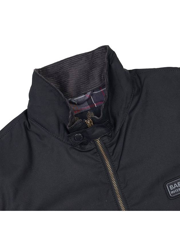 Men's International Mind Wax Jacket Black - BARBOUR - BALAAN 8