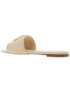 Logo Eleanor Slippers Cream - TORY BURCH - BALAAN 4