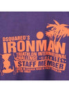 11th Anniversary Iron Man Printing TShirt Purple 74GC0720 - DSQUARED2 - BALAAN 4