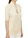 Logo Knit Top Cream - VIVIENNE WESTWOOD - BALAAN 4