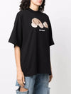 Teddy Bear Short Sleeve T-Shirt Black - PALM ANGELS - BALAAN 4