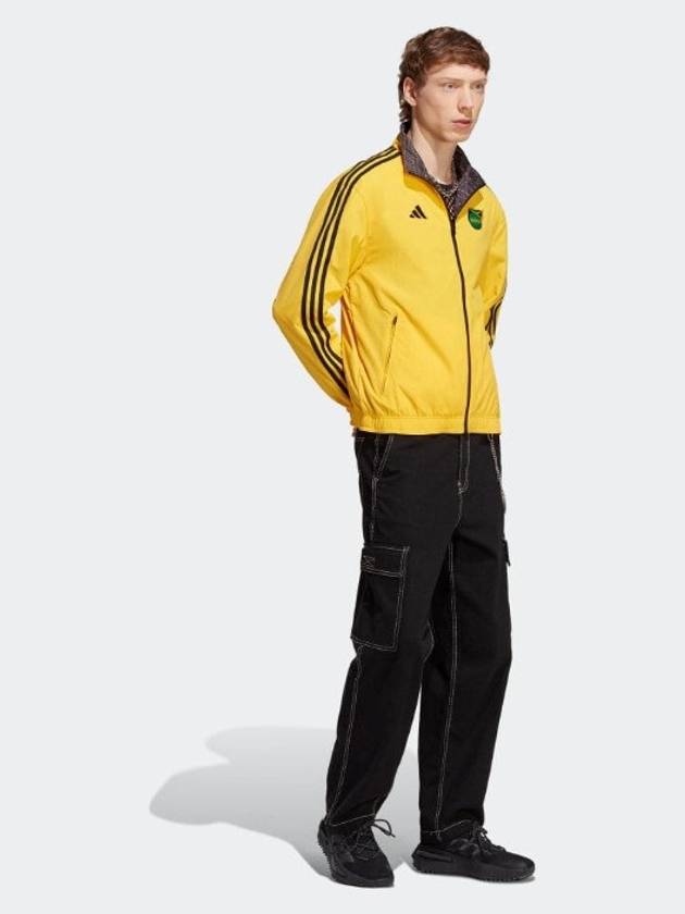 Reversible Jamaica Anthem Zip Up Jacket Yellow - ADIDAS - BALAAN 4