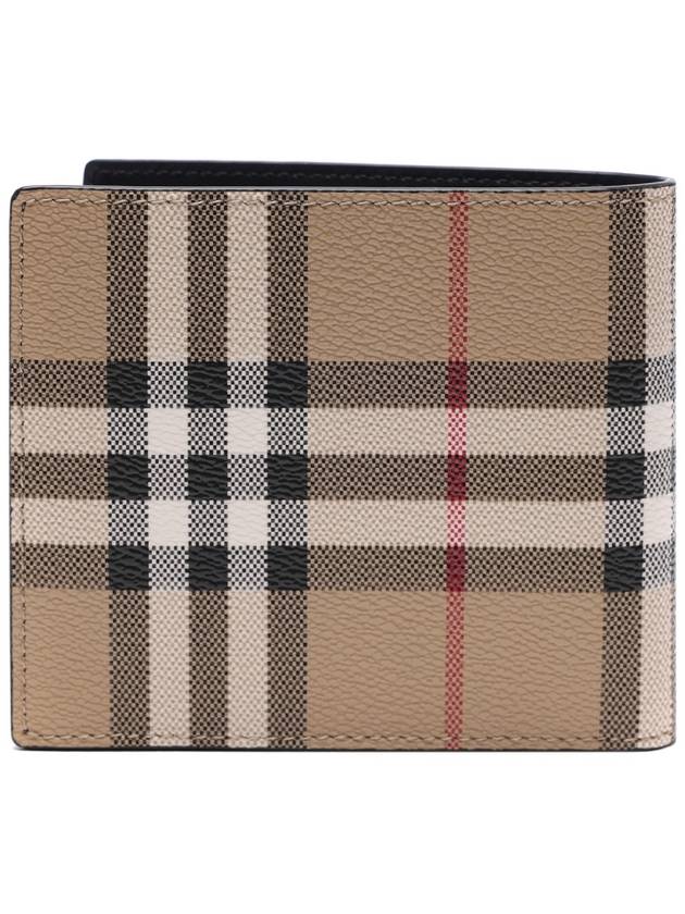 Men's Vintage Check Half Wallet Beige - BURBERRY - BALAAN 5