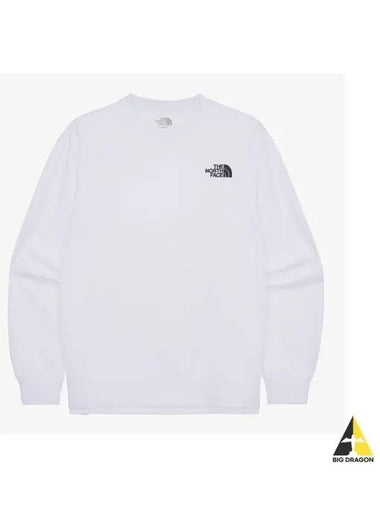 The North Face NT7TQ51K White Label Essential Long Sleeve Round Tee - THE NORTH FACE - BALAAN 1