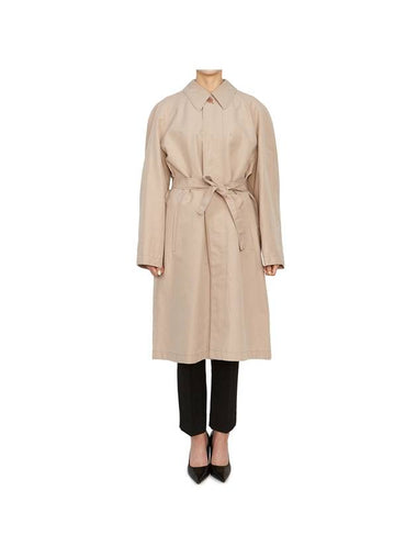 Women's Lightweight Belted  Trench Coat Beige - LEMAIRE - BALAAN 1