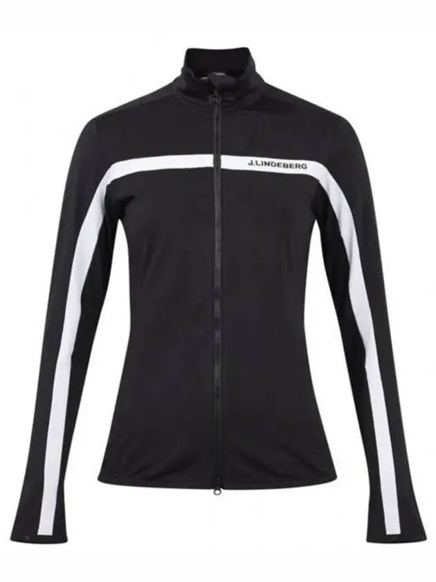 Janice Full Zip-up Jacket Black - J.LINDEBERG - BALAAN 2