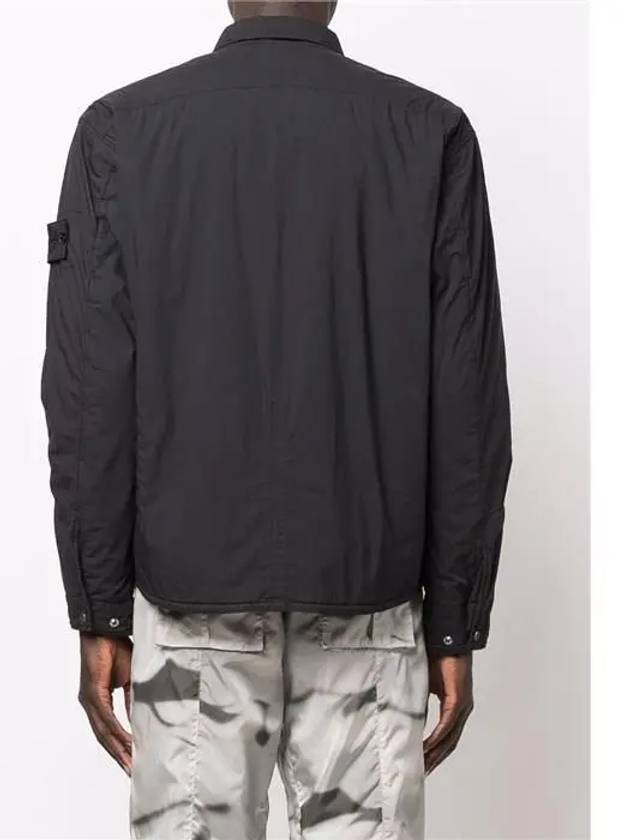 Men's Shadow Project TC Padded Overshirt Jacket Black - STONE ISLAND - BALAAN 5