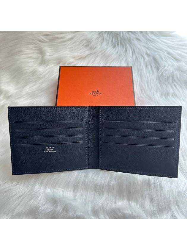 24 Year Men s Citizen Leather Bi Wallet Black LUX24020703 - HERMES - BALAAN 1