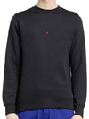 Marina Back Logo Cotton Blend Sweatshirt Black - STONE ISLAND - BALAAN 2