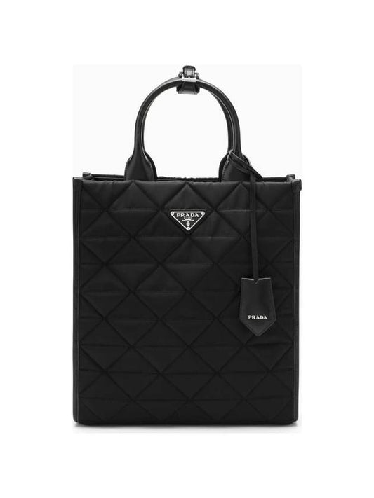 Women Black Re nylon Tote Bag Nero - PRADA - BALAAN 1