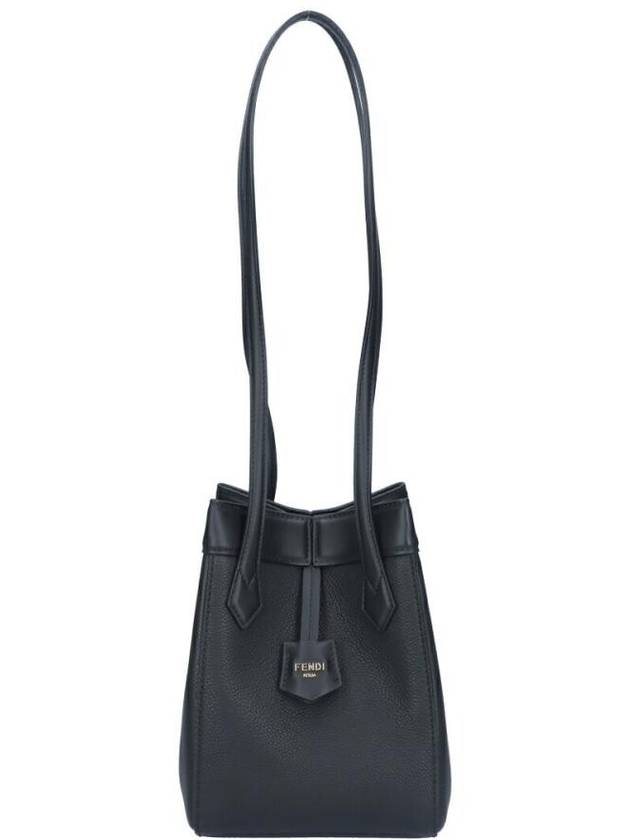 Origami Small Shoulder Bag Black - FENDI - BALAAN 3