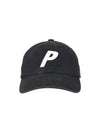 Washed Twill P 6Panel Black - PALACE - BALAAN 2