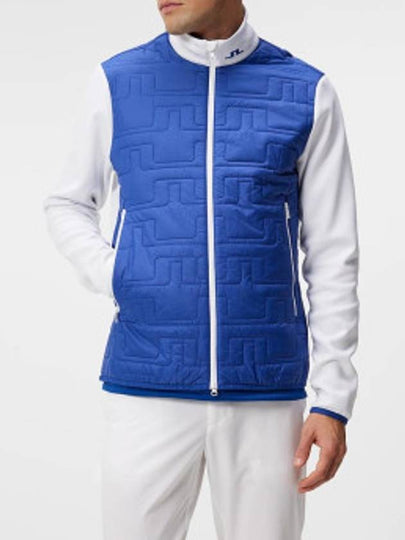 Stefano Hybrid Quilt Jacket Hot Sodalite Blue - J.LINDEBERG - BALAAN 2