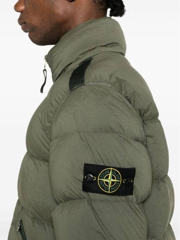 Seamless Tunnel Nylon Down TC Padding Green - STONE ISLAND - BALAAN 4