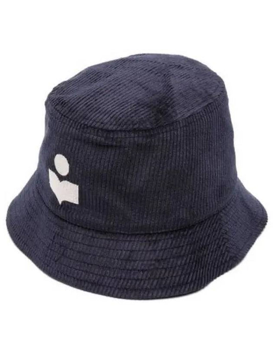 Hailey Corduroy Bucket Hat Faded Night - ISABEL MARANT - BALAAN 2