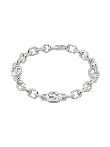 Interlocking G Chain Bracelet Silver - GUCCI - BALAAN 1