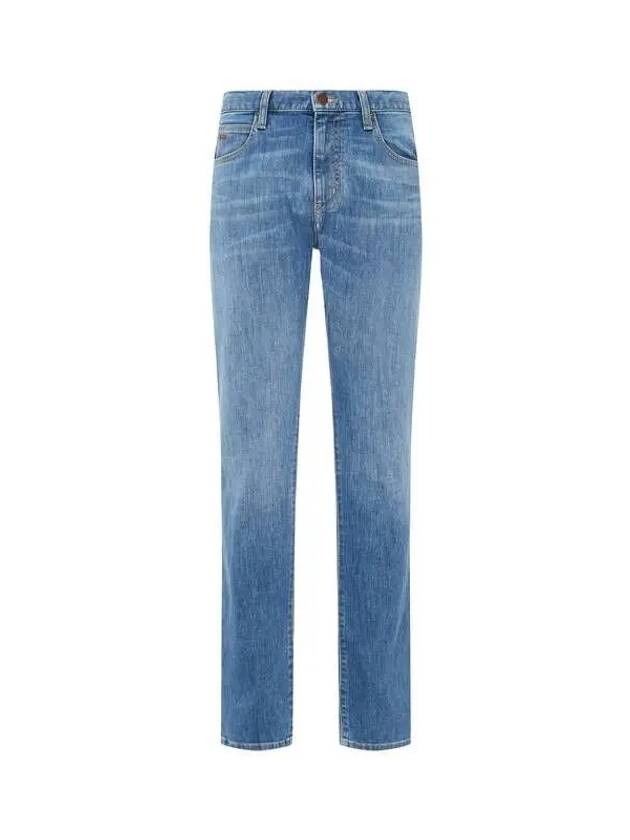 Men s Washed Regular Fit Denim Pants Indigo 271115 - EMPORIO ARMANI - BALAAN 1