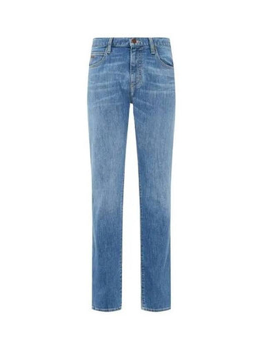 Men s Washed Regular Fit Denim Pants Indigo 271115 - EMPORIO ARMANI - BALAAN 1