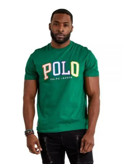 Embroidered Logo Short Sleeve T-Shirt Green - POLO RALPH LAUREN - BALAAN 2