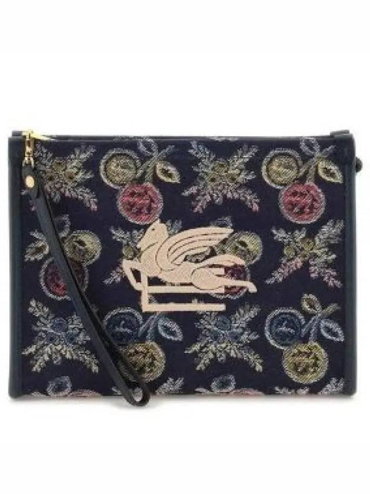 Middle Jacquard Pouch with Apples 1H784 7578 0201 Apple Jacquard Pouch Medium Size - ETRO - BALAAN 2
