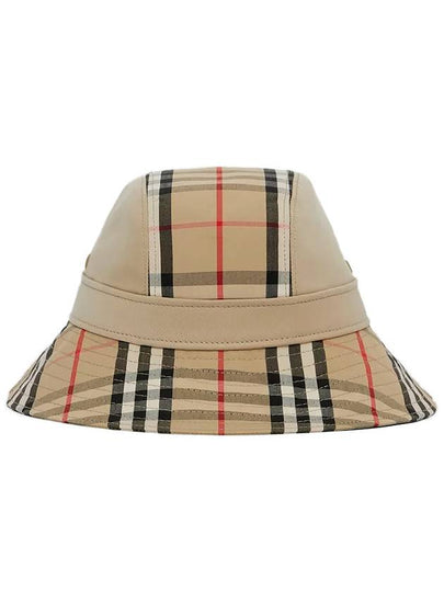 Check Pattern Bucket Hat Beige - BURBERRY - BALAAN 2