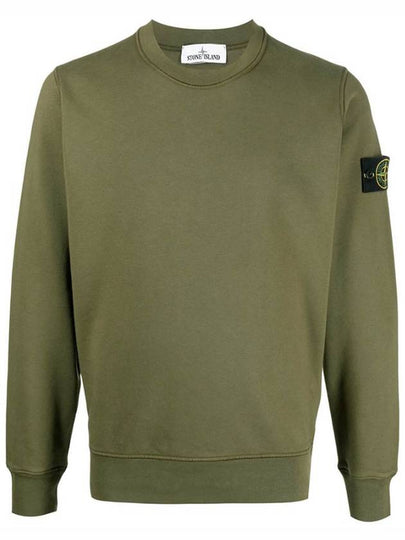 Men's Wappen Patch Sweatshirt Khaki - STONE ISLAND - BALAAN 2