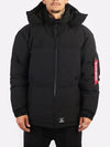 Alpine The Street Men s Puffer Parka Padding MJH53500C1 BLACK - ALPHA INDUSTRIES - BALAAN 1