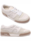 Match FF Logo Low Top Sneakers White - FENDI - BALAAN 3