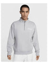 Quarter Zip Sweatshirt Wolf Grey - NIKE - BALAAN 2