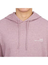 Logo Print Drawstring Hoodie Purple - A.P.C. - BALAAN 7