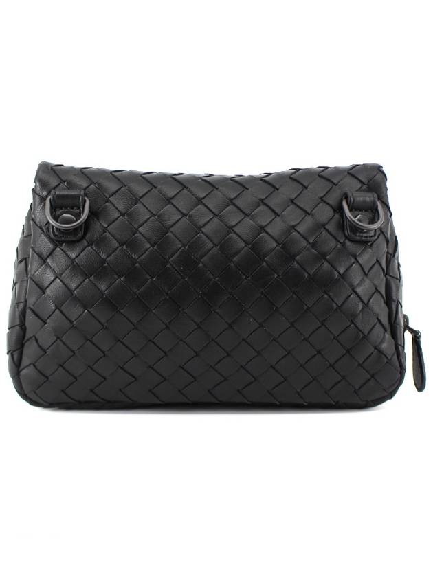 Intrecciato Nappa Chain Mini Shoulder Bag Black - BOTTEGA VENETA - BALAAN 4