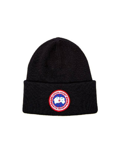 Arctic Disc Torque Wool Beanie Black - CANADA GOOSE - BALAAN 2