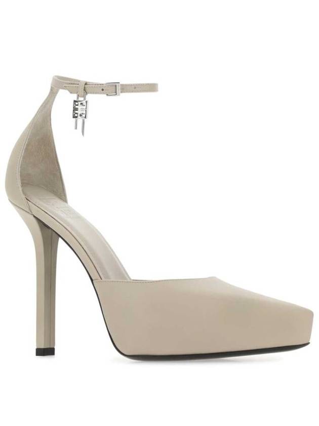 G-lock platform sandals heel beige - GIVENCHY - BALAAN 3