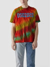 Men's Multicolor Logo Short Sleeve T-Shirt S74GD0986 - DSQUARED2 - BALAAN 2