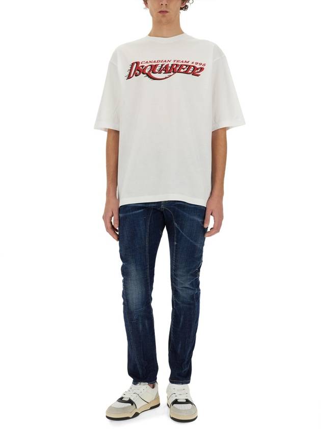 long sleeve t-shirt S74GD1257S23009100 WHITE - DSQUARED2 - BALAAN 3