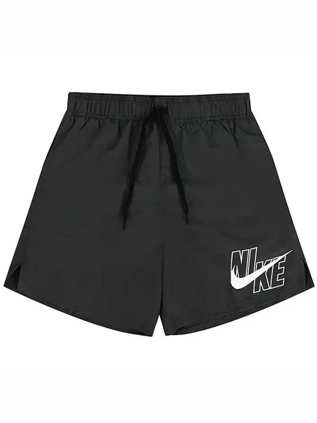 Men's 5'' Big Logo Swim Shorts Black - NIKE - BALAAN 3