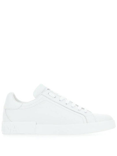 Portofino Calfskin Low Top Sneakers White - DOLCE&GABBANA - BALAAN 2