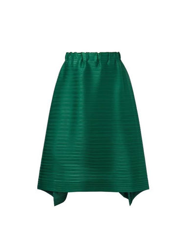 Women's Horizontal Pleated Banding Skirt Green - MONPLISSE - BALAAN 1