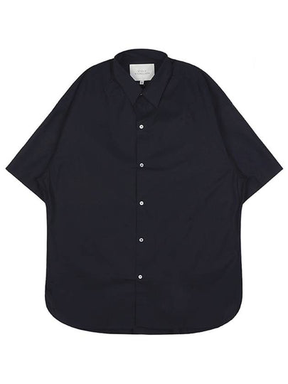 Sorono Overfit Short Sleeve Shirt Navy - STUDIO NICHOLSON - BALAAN 2