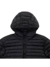 Room Woven Chamber Recycled Nylon Down Padding Hooded Jacket Black - STONE ISLAND - BALAAN 4