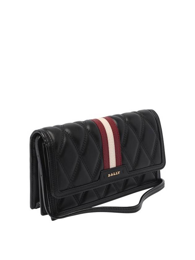 Quilted Leather Dafford Cross Bag Black - BALLY - BALAAN 3