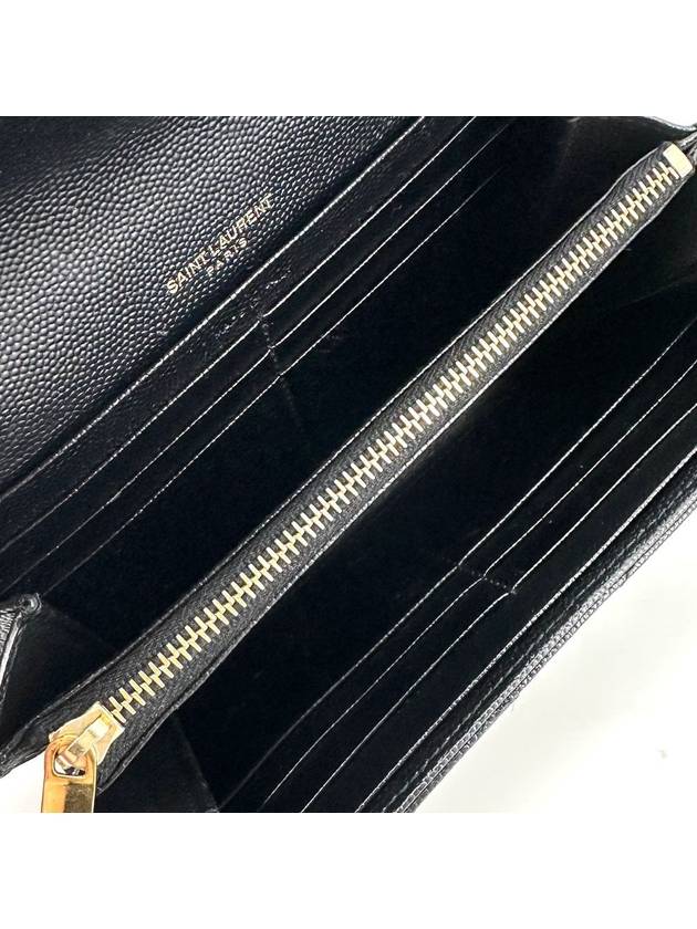 Grande Poudre Matelasse Envelope Flap Long Wallet 372264 - SAINT LAURENT - BALAAN 6