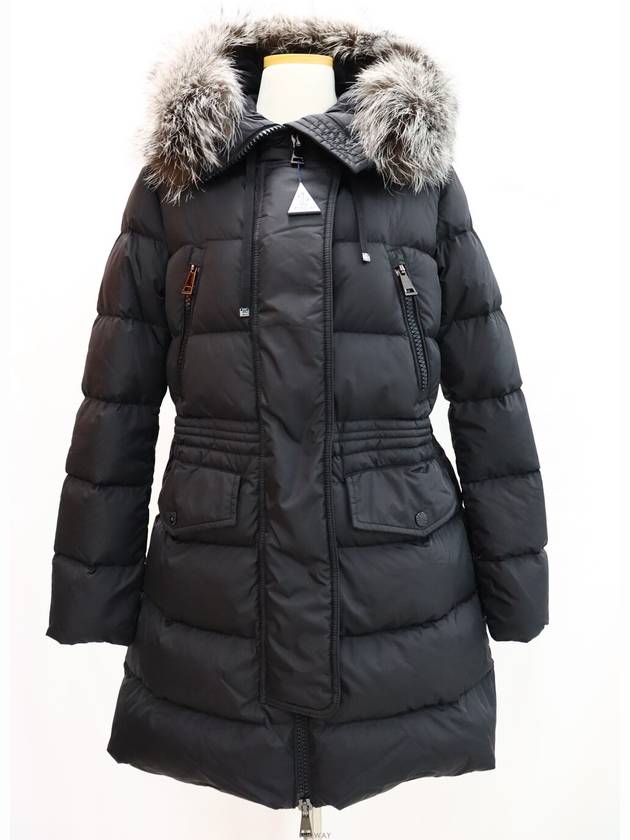 Aphroti Long Down Padded Jacket Black - MONCLER - BALAAN 5