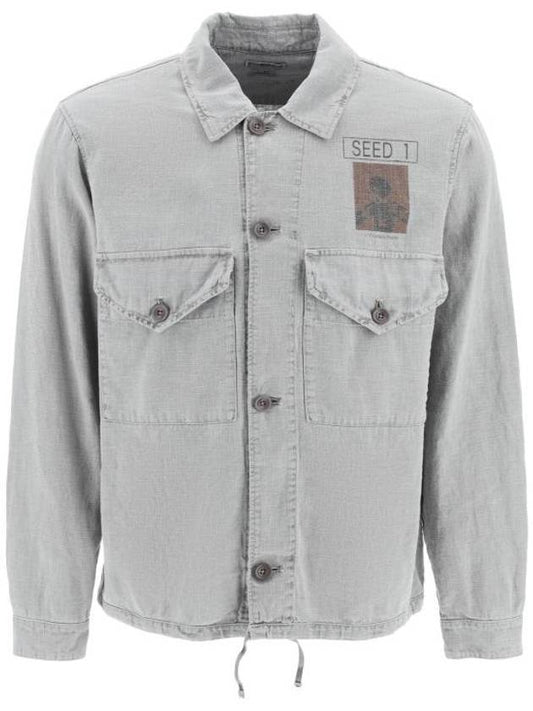 Ortica Tella Overshirt Jacket Gray - CP COMPANY - BALAAN 1