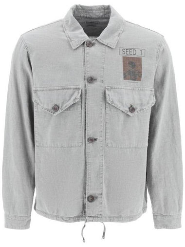 Ortica Tela Over Zip-Up Jacket Grey - CP COMPANY - BALAAN 1