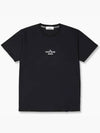 Archivio Cotton Short Sleeve T Shirt Black - STONE ISLAND - BALAAN 2