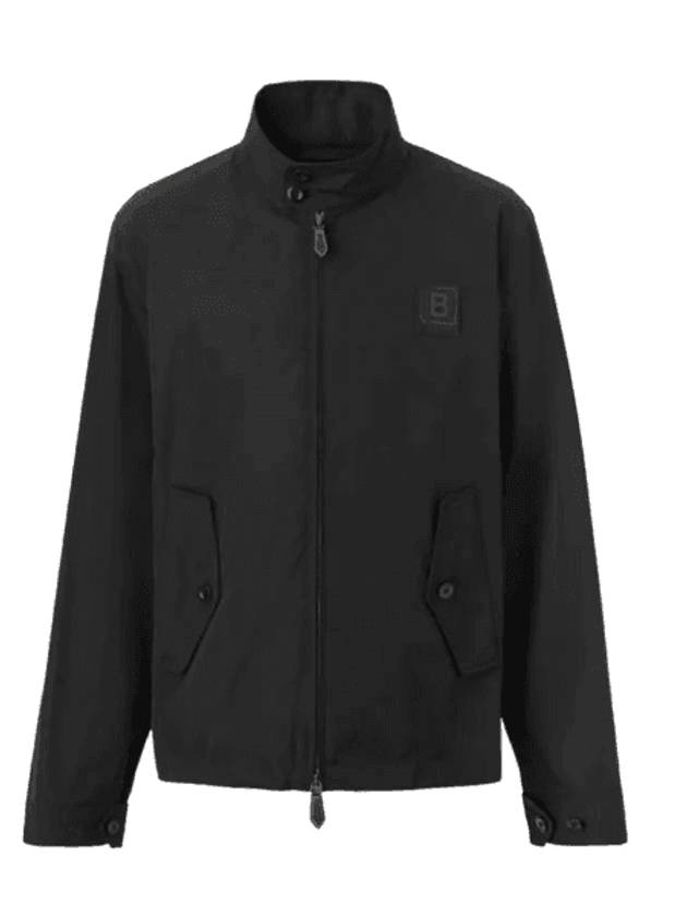 TB Lincolnshire Wind Zip Up Jacket Black - BURBERRY - BALAAN 1